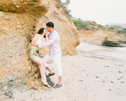 engagements portfolio orange county laguna beach victoria beach latina kiss