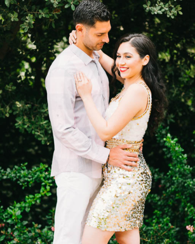 engagements portfolio orange county laguna beach victoria beach latino couple smiling